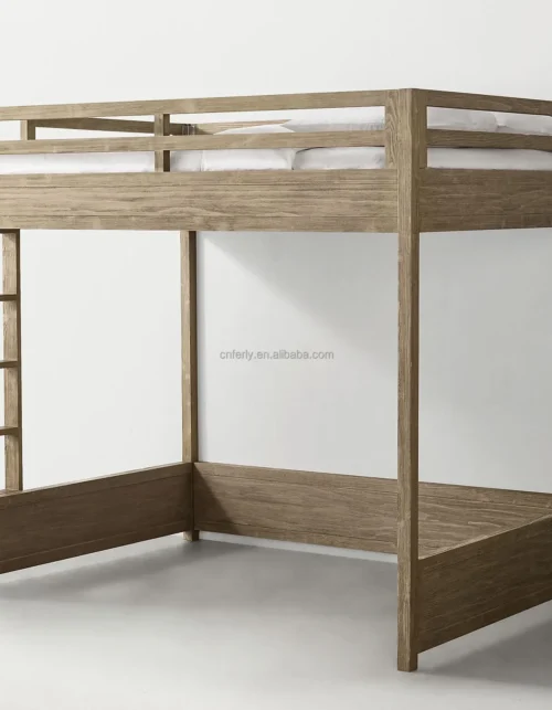 Luxury Modern Bedroom Furniture Set Kids' Beds Children Bunk Beds Children's Study Loft Wood Bunk Beds