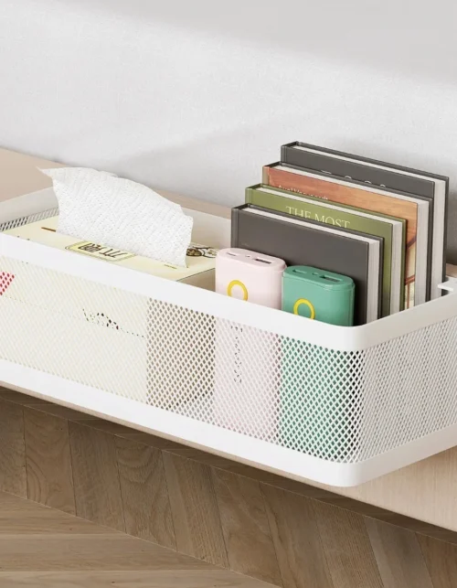 Bedside Organizer Hanging Storage Basket Bunk Bed Caddy Dorm Room Storage Bag Space Saving Bedside Holder Small Space Use