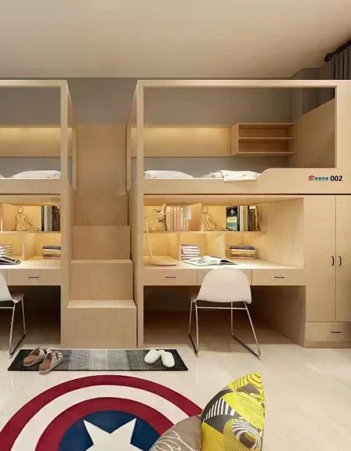 &cCapsule Bed Room Container Bedroom Furniture Pods Hotel Bunk Bed Wood Sleep Hotel Resting Bed