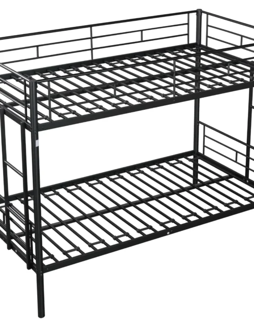 2026 Sturdy metal twin over twin bunk bed for children and adult