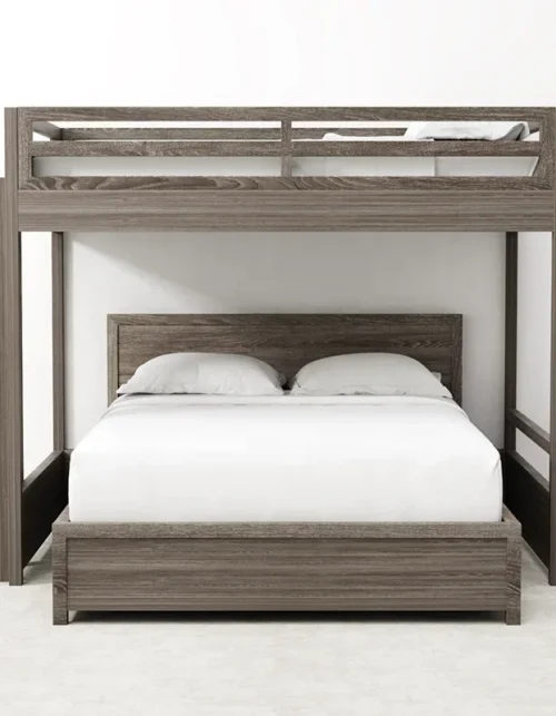 Luxury Modern Bedroom Furniture Set Kids' Beds Children Bunk Bed Children's Study Loft Wood Bunk Bed