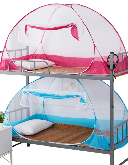 Single-Door Mongolian Yurt Mosquito Net, Student Dormitory Bunk Bed Mosquito Net, Home,Children Bed Tent, Canopy 1m, 1.2m