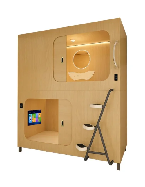 Multifunctional Youth Hostel Bed Upper Lower Bunk Beds for Apartment Space-Saving Capsule High Low Bed for Schools & Hotels