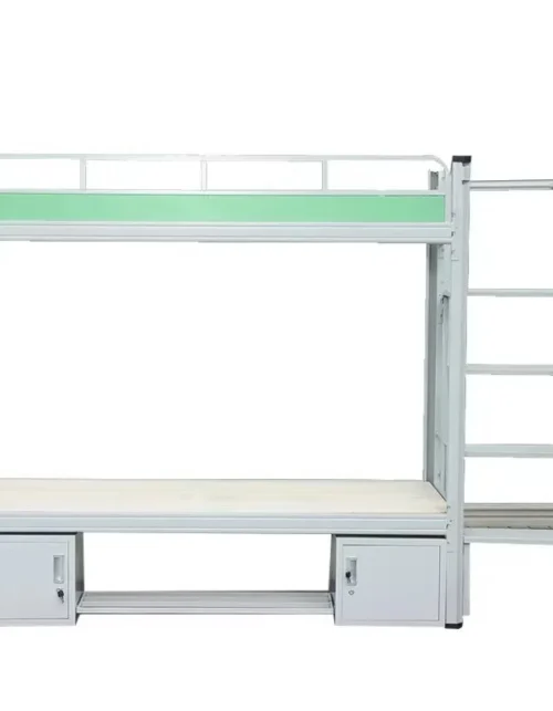 -For Bed Loft Wardrobe Cheap Desk and Locker Bunk Dorm Bed College Steel Apartment Steel Adults Student Metal Modern School Bed&