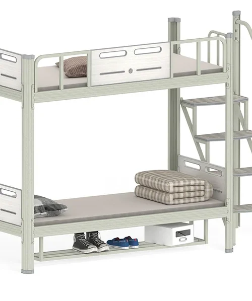 Seller Double Bunker Bed Bunk Bed Frame Boys Worker for Adults Bedroom Furniture Twin Metal Modern School Beds