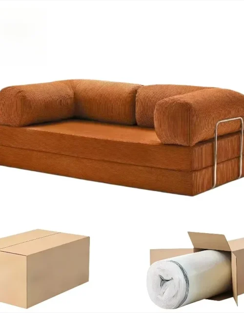Sofá Cama Plegable de Tela, Diseño Oculto, Moderno y Compacto, Sofá de Compresión