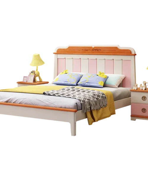 -For Bed Kids Bunk Castle Modern 3 Slide Double Bunk Bed Desk Triple Wood Triple Children Cartoon Bunk Bed&